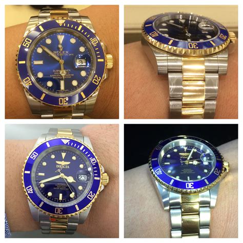 why do invicta watches look like rolex|Invicta vs Rolex submariner.